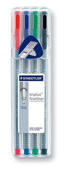 Marcador Staedtler triplus fineliner 334 SB4 c/4